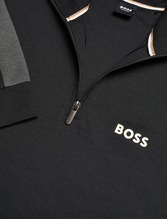 Boss 1/4 zip track top