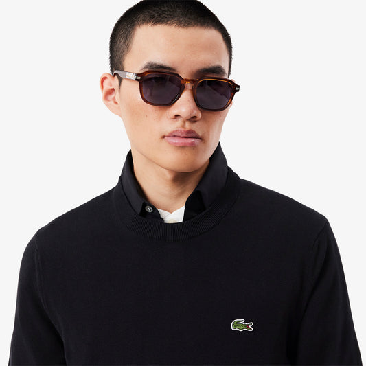 Lacoste Crew Neck Cotton Sweater