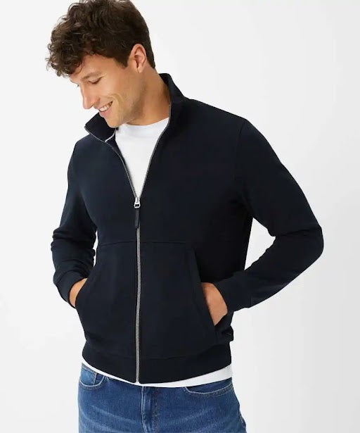 Brax cotton full zip top