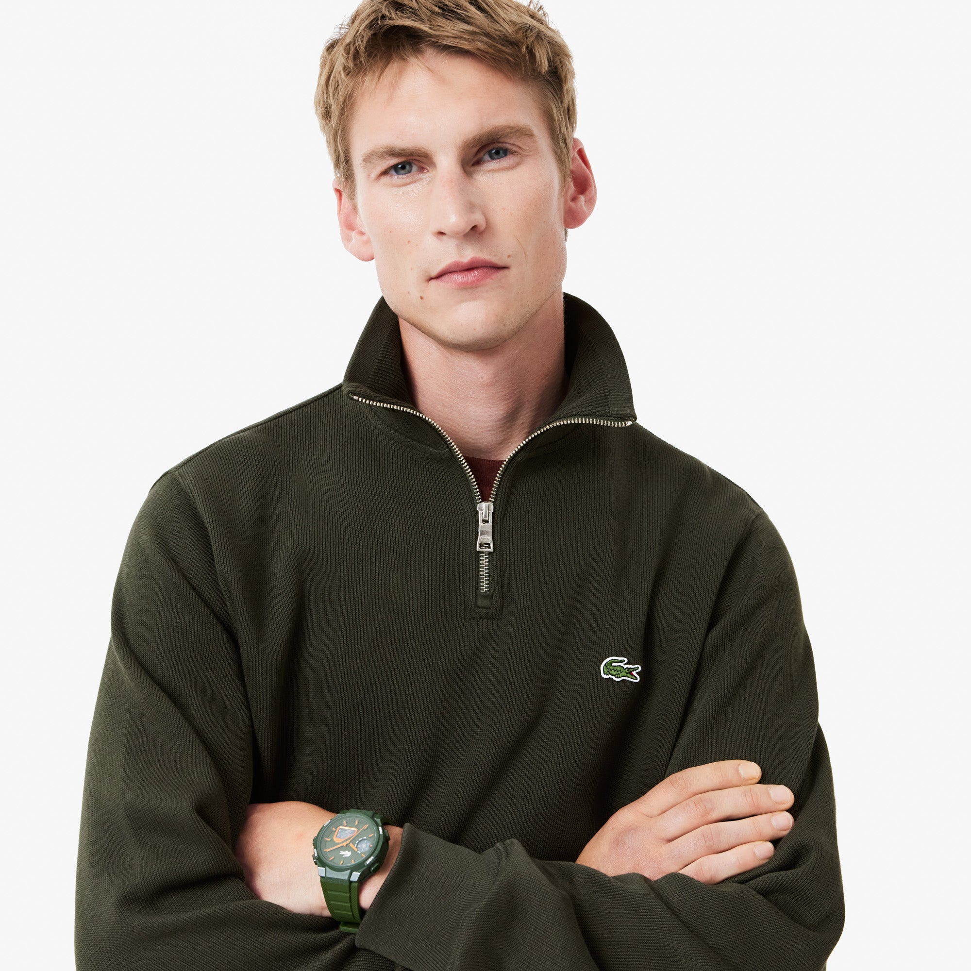 Lacoste 1/4 zip sweatshirt